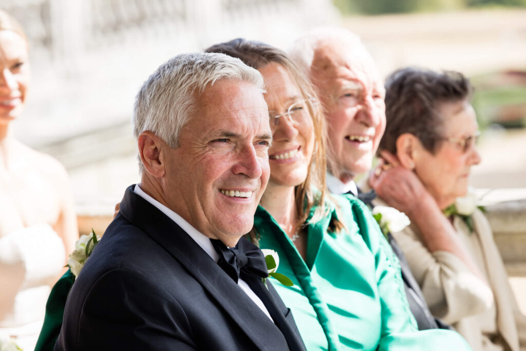Happy guests at your Cliveden House wedding ceremony